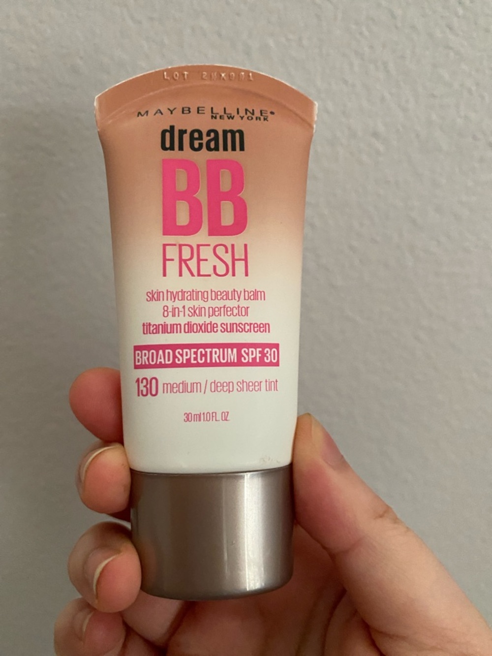 Maybelline BB Fresh Hydrating Beauty Balm - Pink and Cream Tube